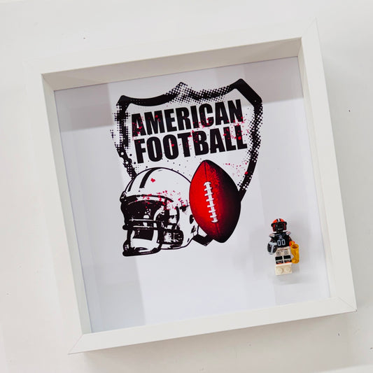 American Footballer BROWNS figures in a Frame