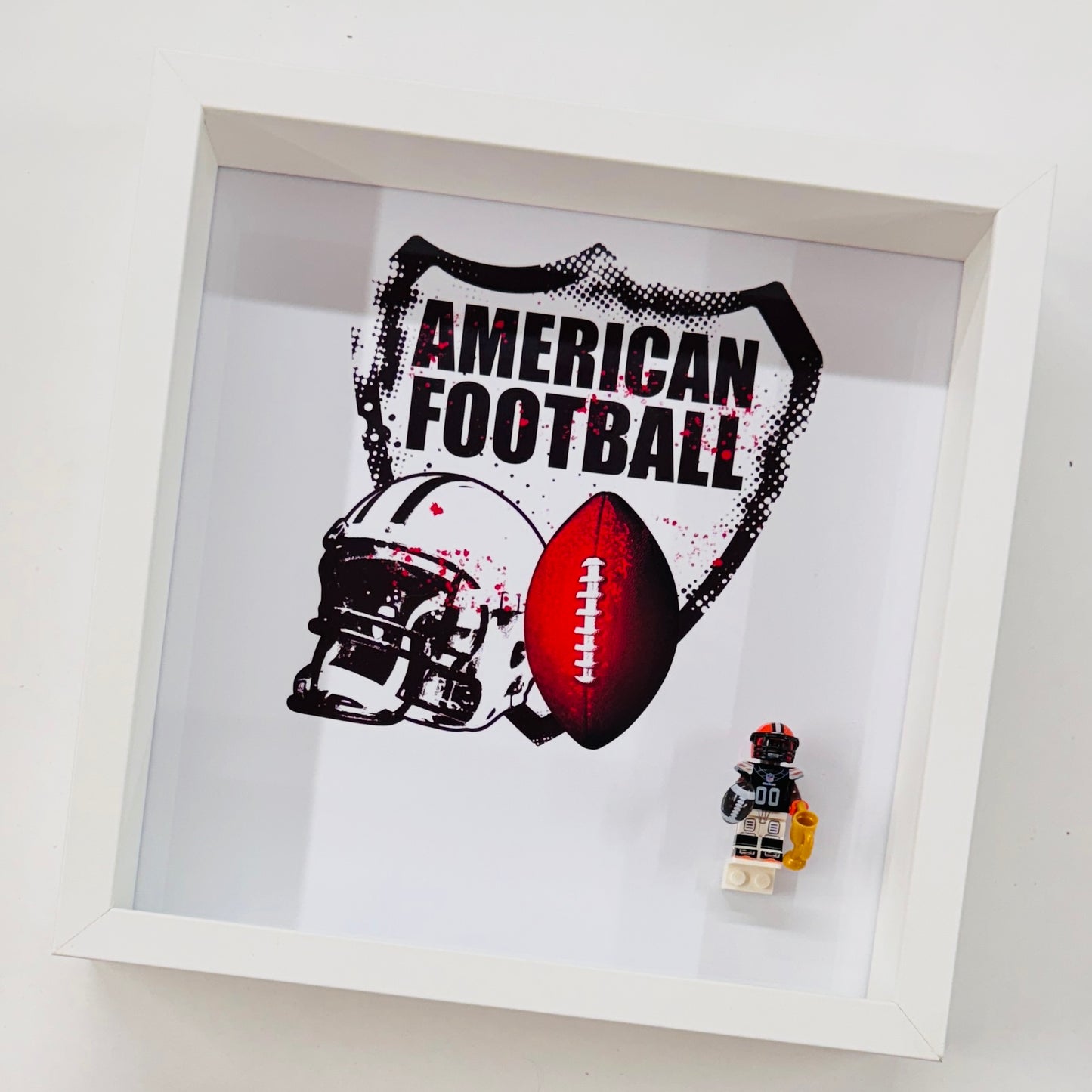 American Footballer BROWNS figures in a Frame