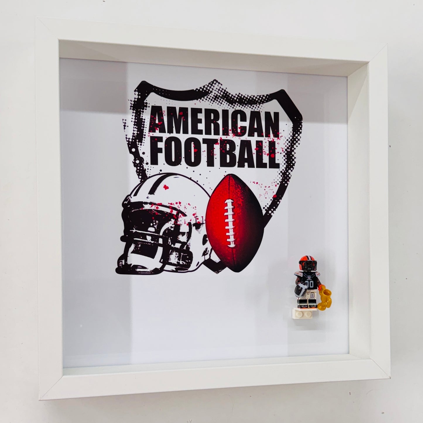 American Footballer BROWNS figures in a Frame