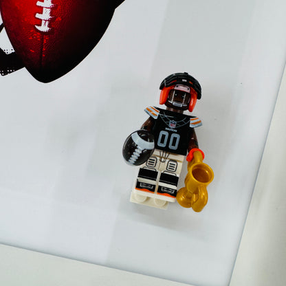 American Footballer BROWNS figures in a Frame