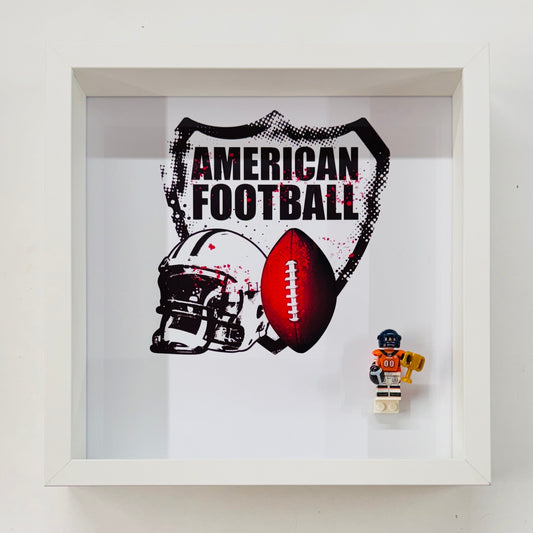 American Footballer BRONCOS Figure in a Frame