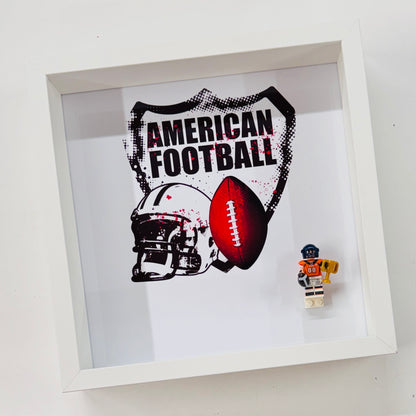 American Footballer BRONCOS Figure in a Frame