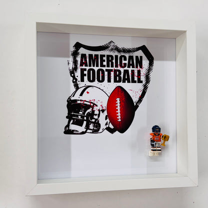 American Footballer BRONCOS Figure in a Frame