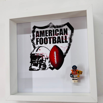 American Footballer BRONCOS Figure in a Frame