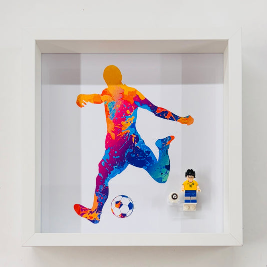 Neymar Jr  Football Figure in a Frame