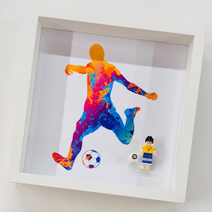 Neymar Jr  Football Figure in a Frame