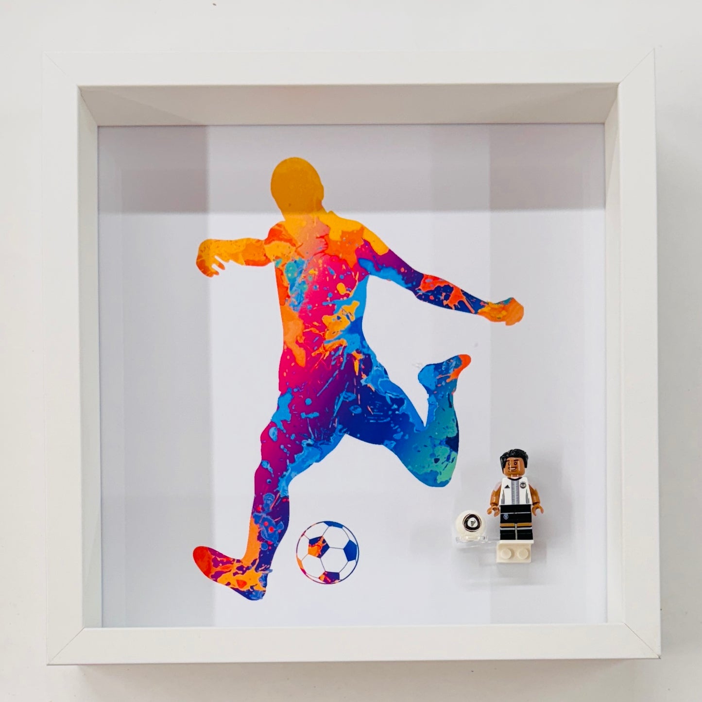 Ozil Football Figure in a Frame