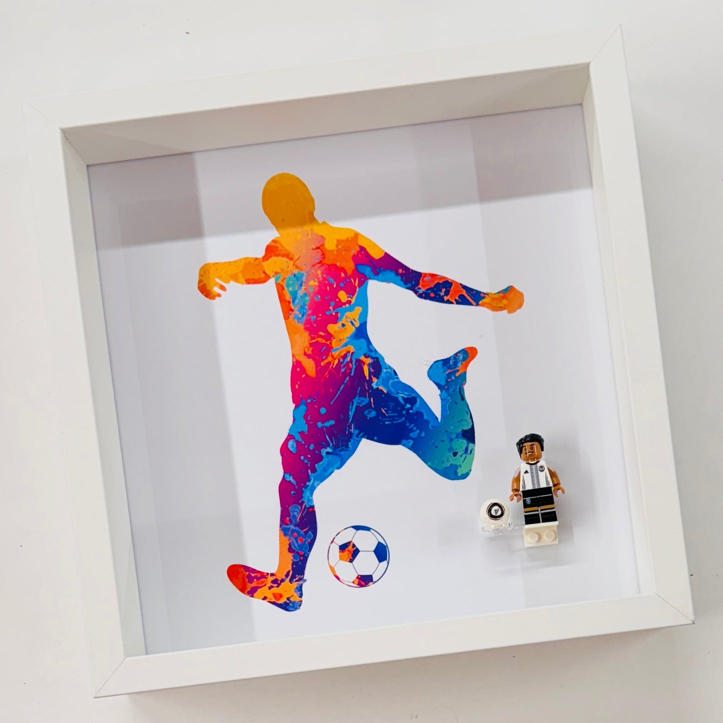 Ozil Football Figure in a Frame