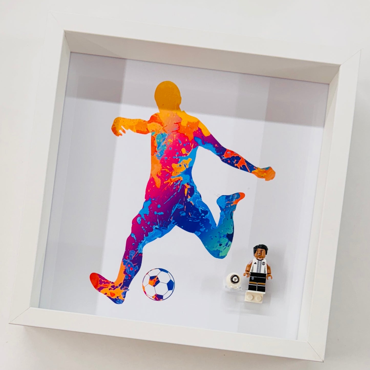 Ozil Football Figure in a Frame