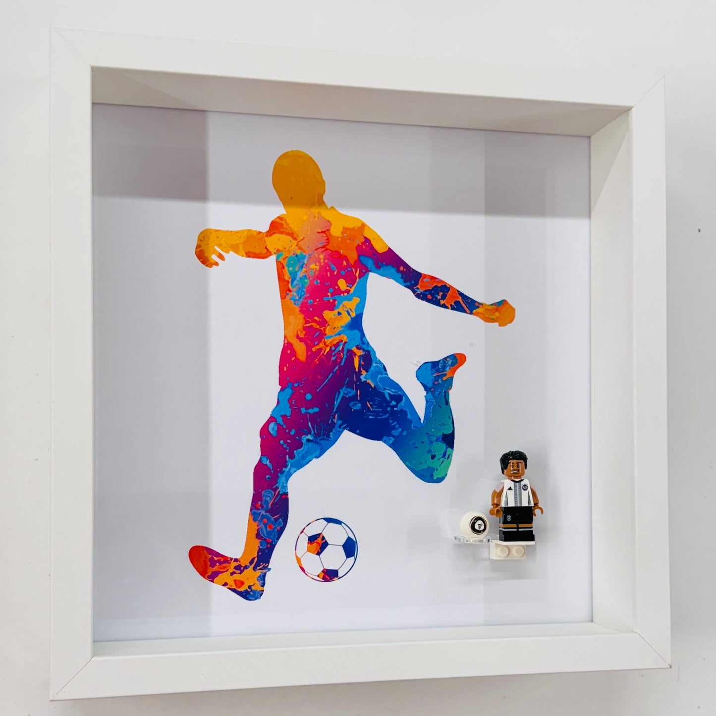 Ozil Football Figure in a Frame