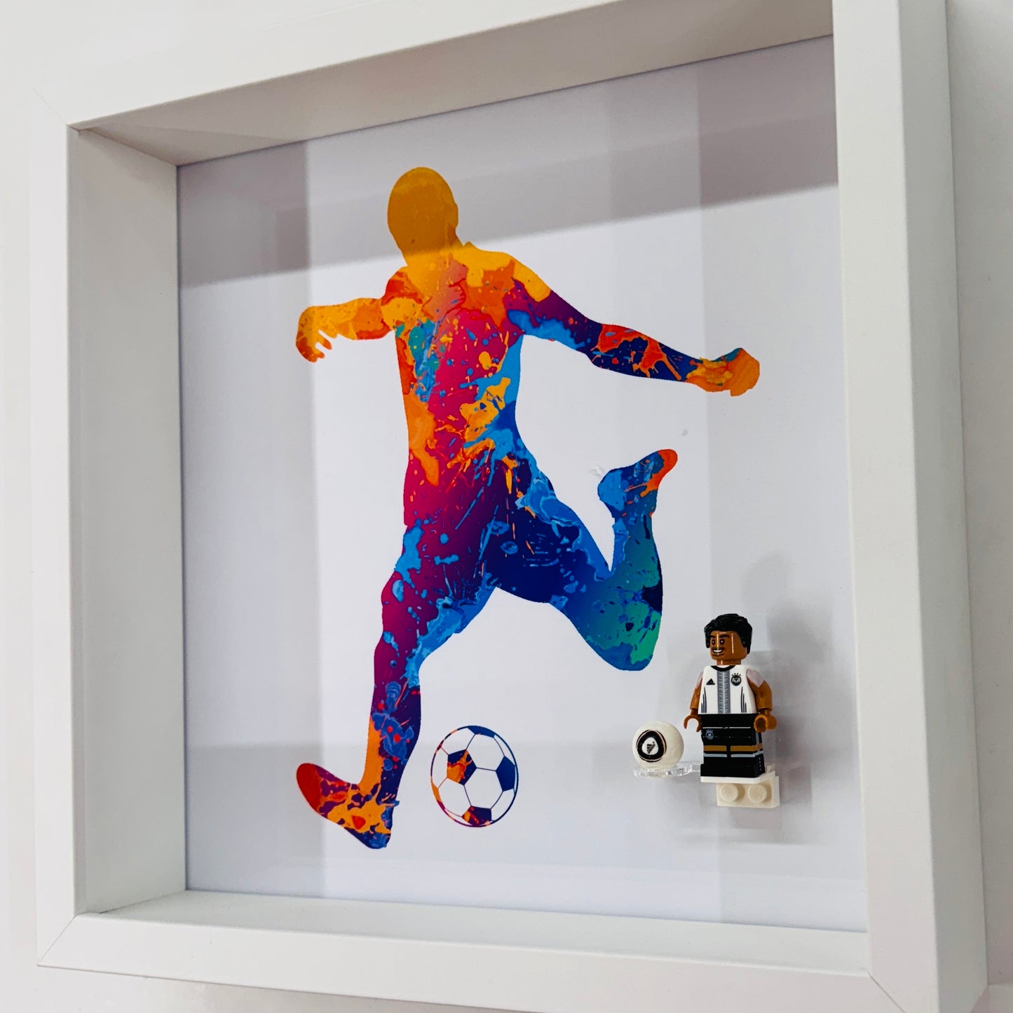 Ozil Football Figure in a Frame