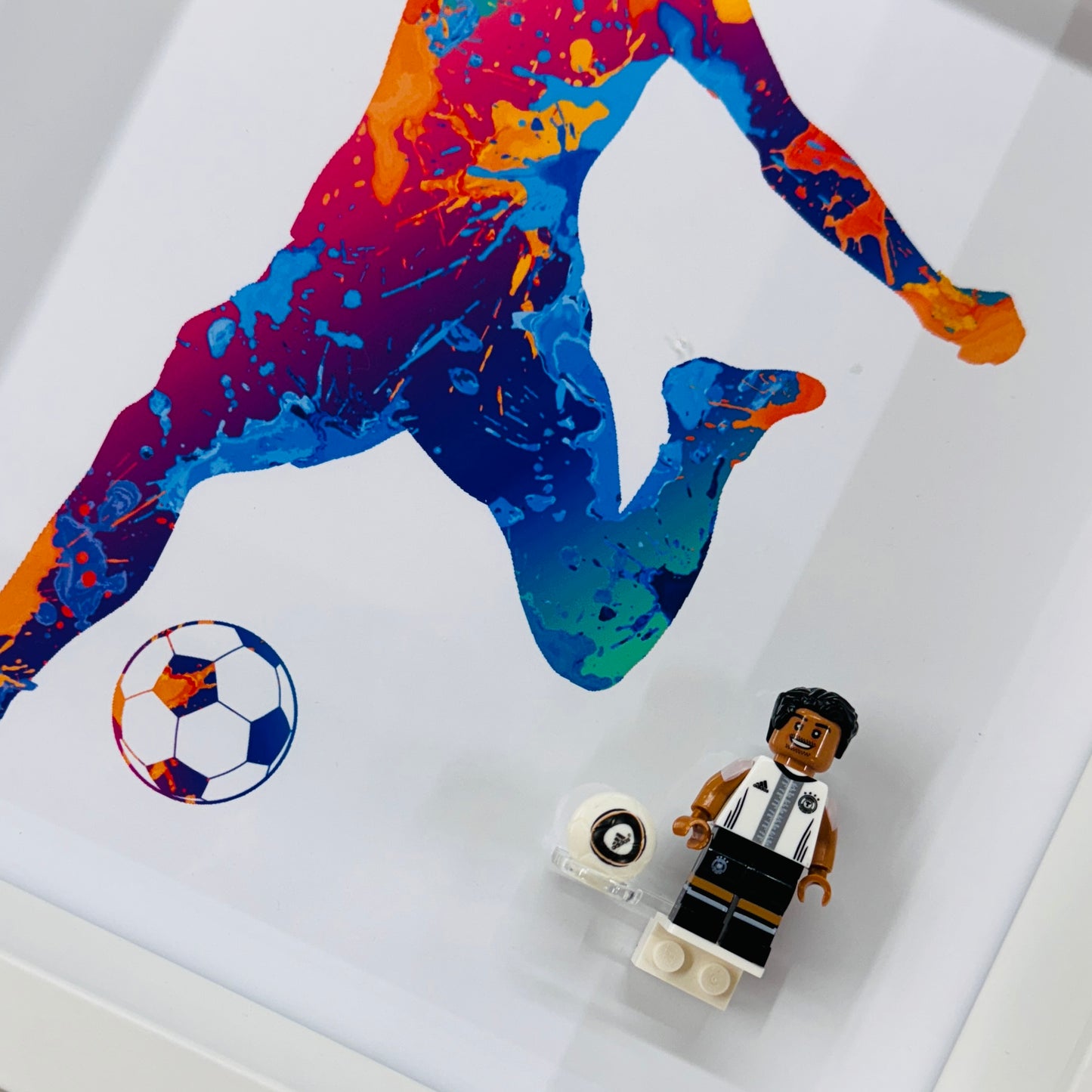 Ozil Football Figure in a Frame