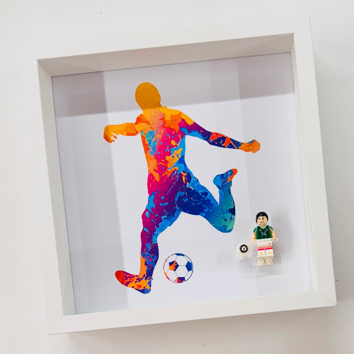 Chicharito Football Figure in a Frame