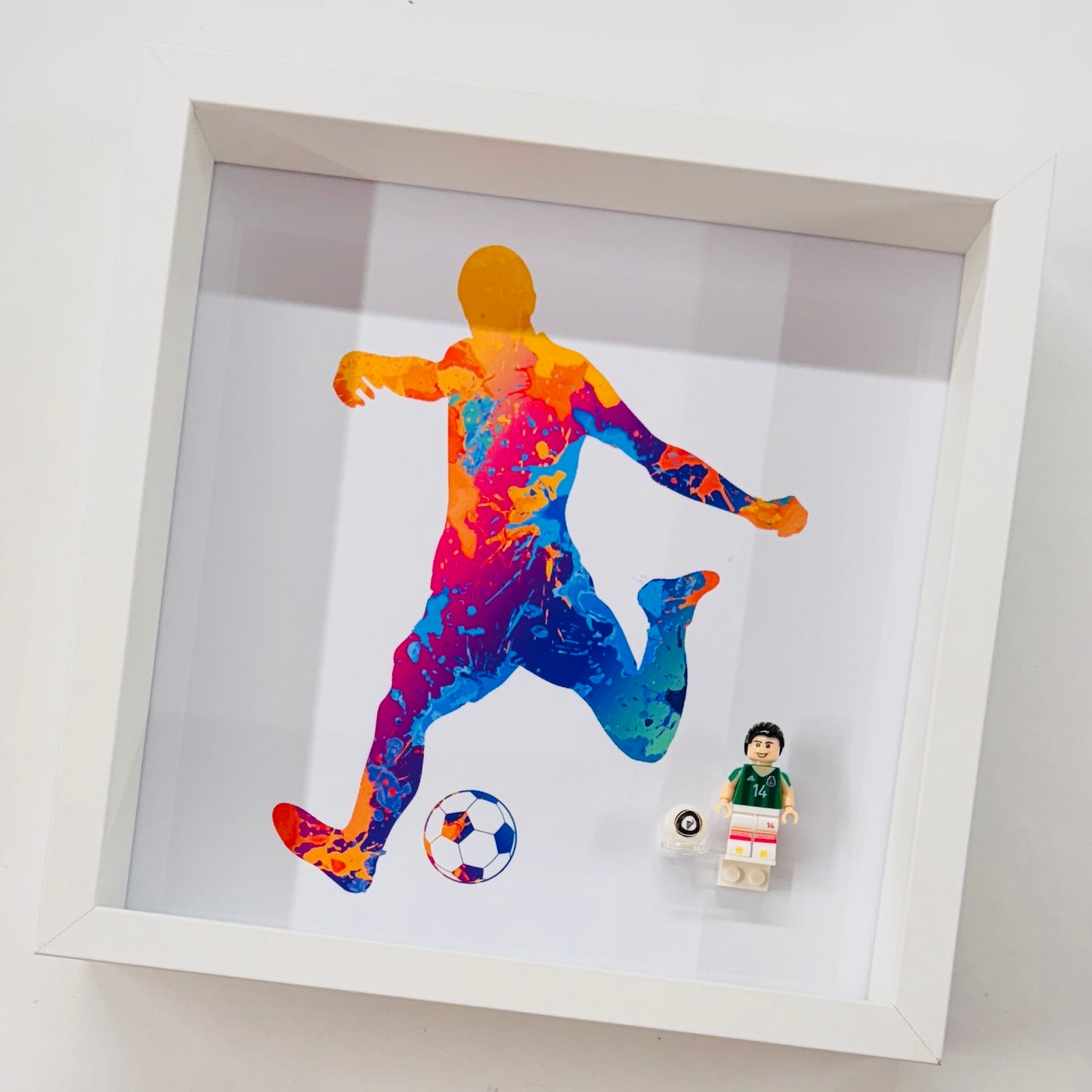 Chicharito Football Figure in a Frame