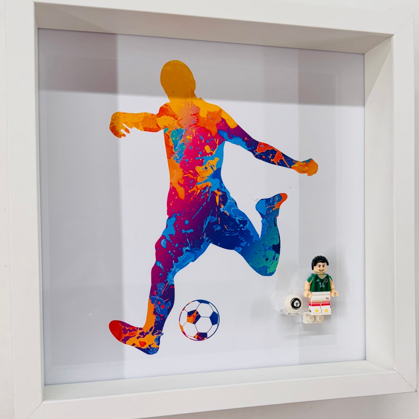 Chicharito Football Figure in a Frame