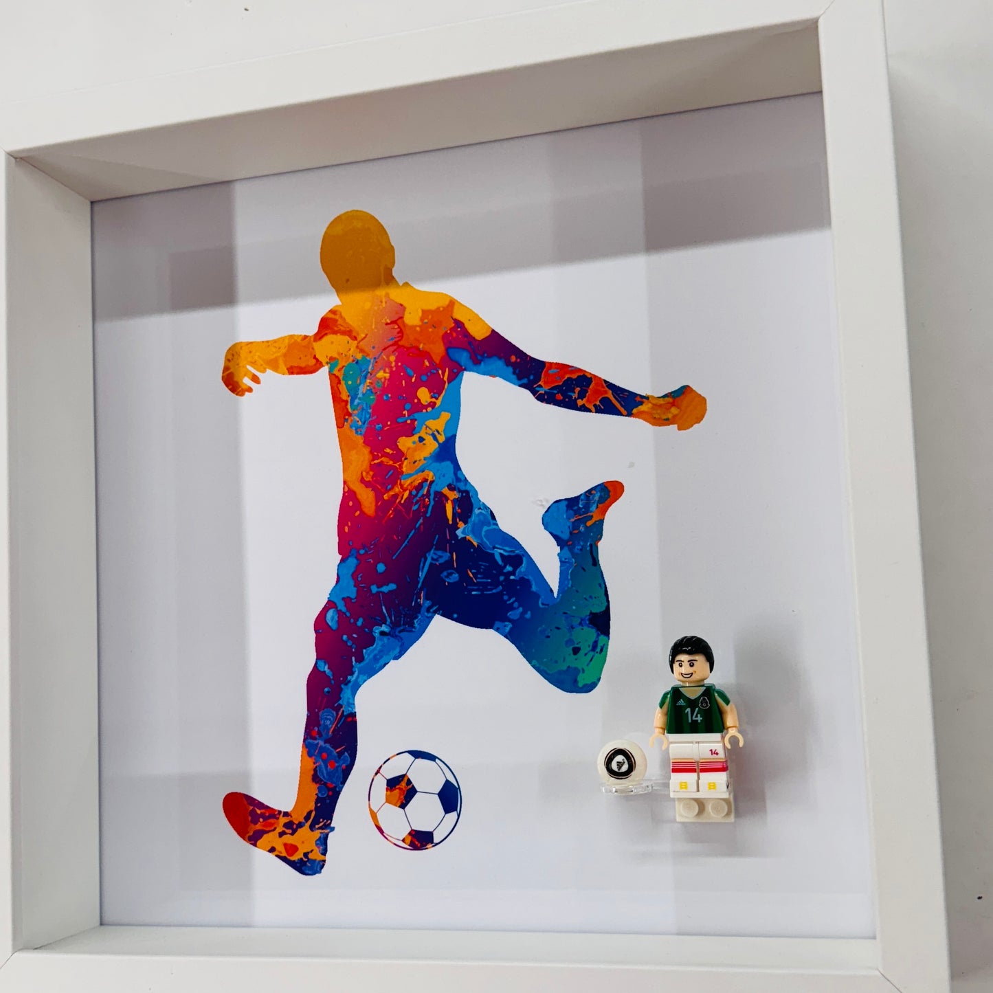 Chicharito Football Figure in a Frame