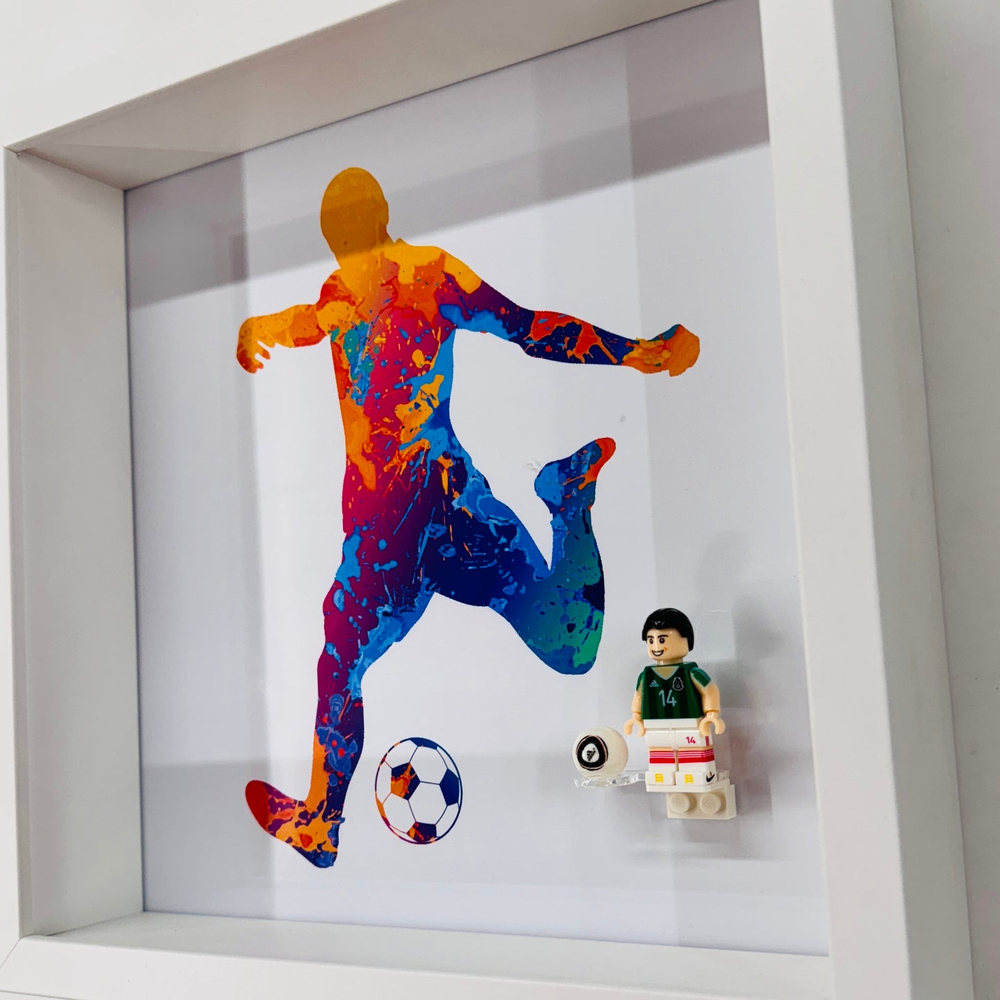 Chicharito Football Figure in a Frame