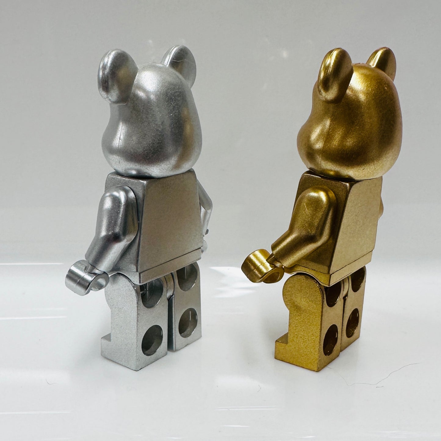 Custom Gold & Silver Bear Minifigures Set Of 2 Figures