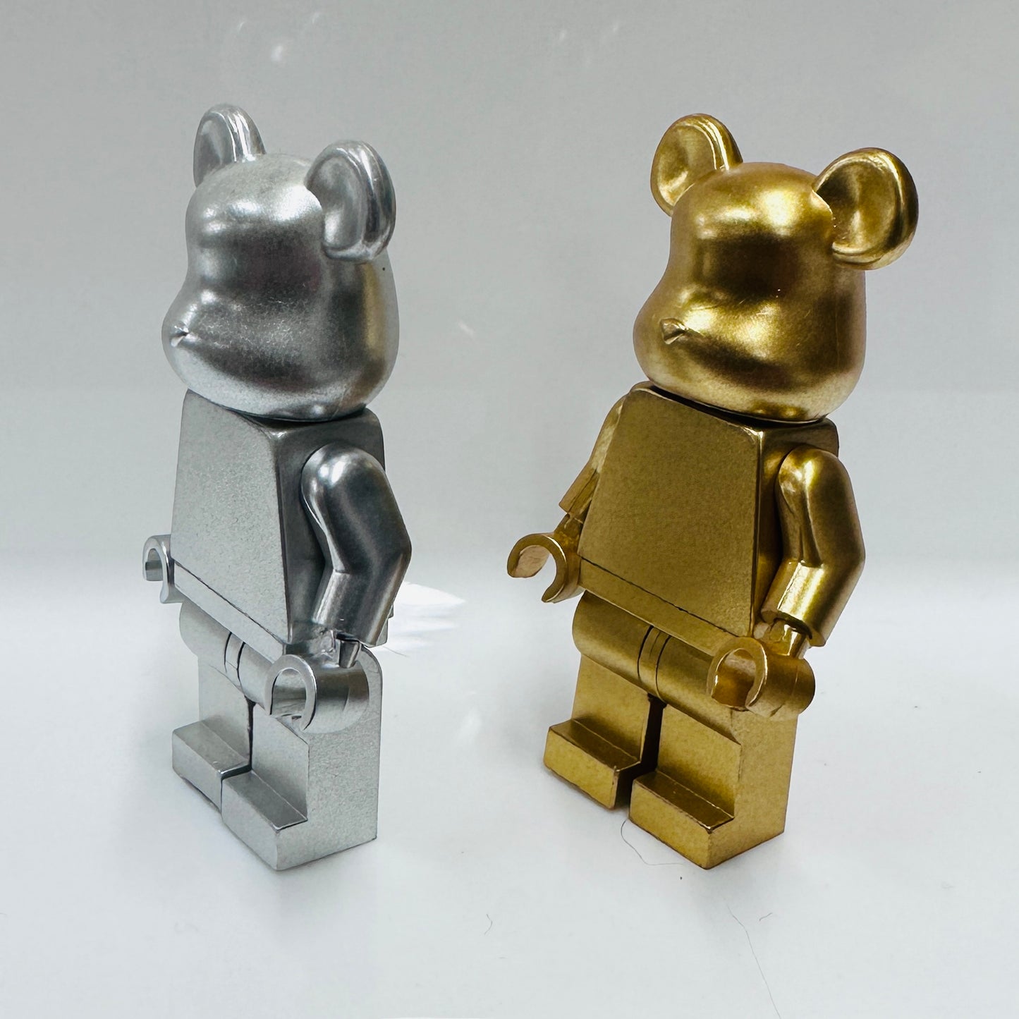 Custom Gold & Silver Bear Minifigures Set Of 2 Figures