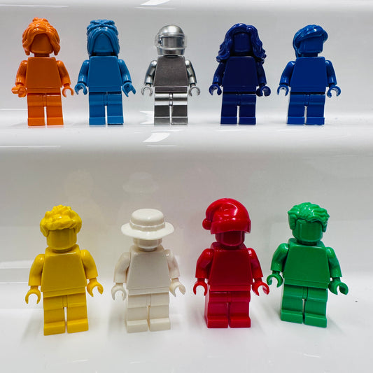 Custom Monochrome/ Coloured Minifigure with Headgear