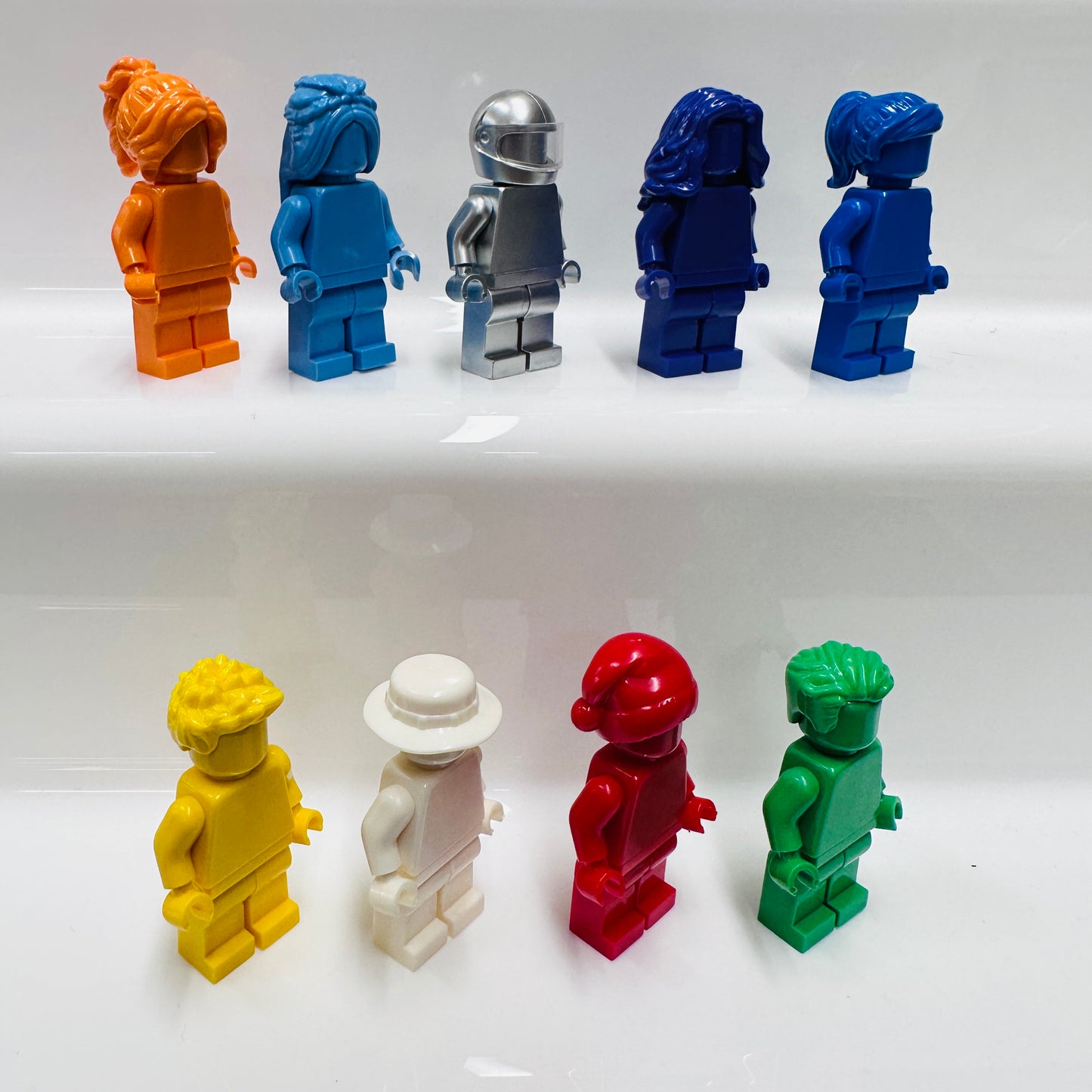 Custom Monochrome/ Coloured Minifigure with Headgear