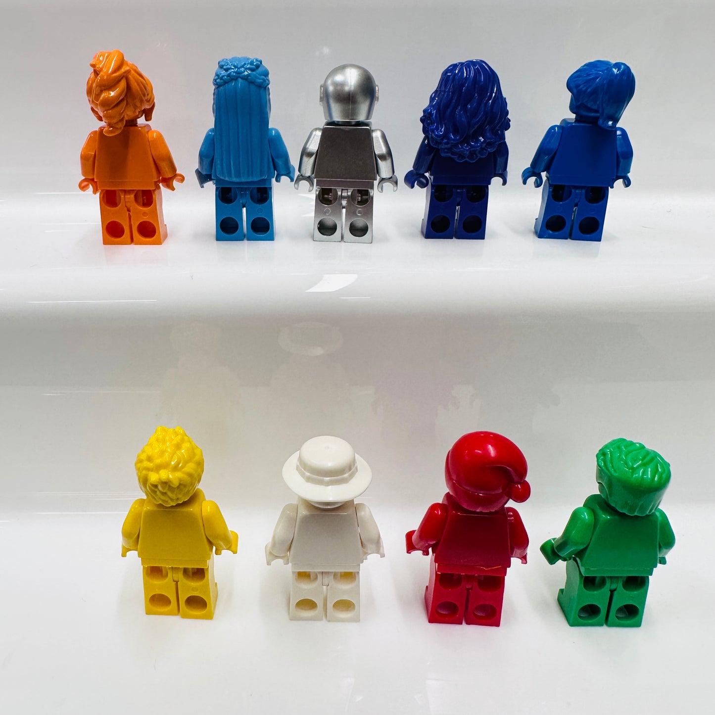 Custom Monochrome/ Coloured Minifigure with Headgear