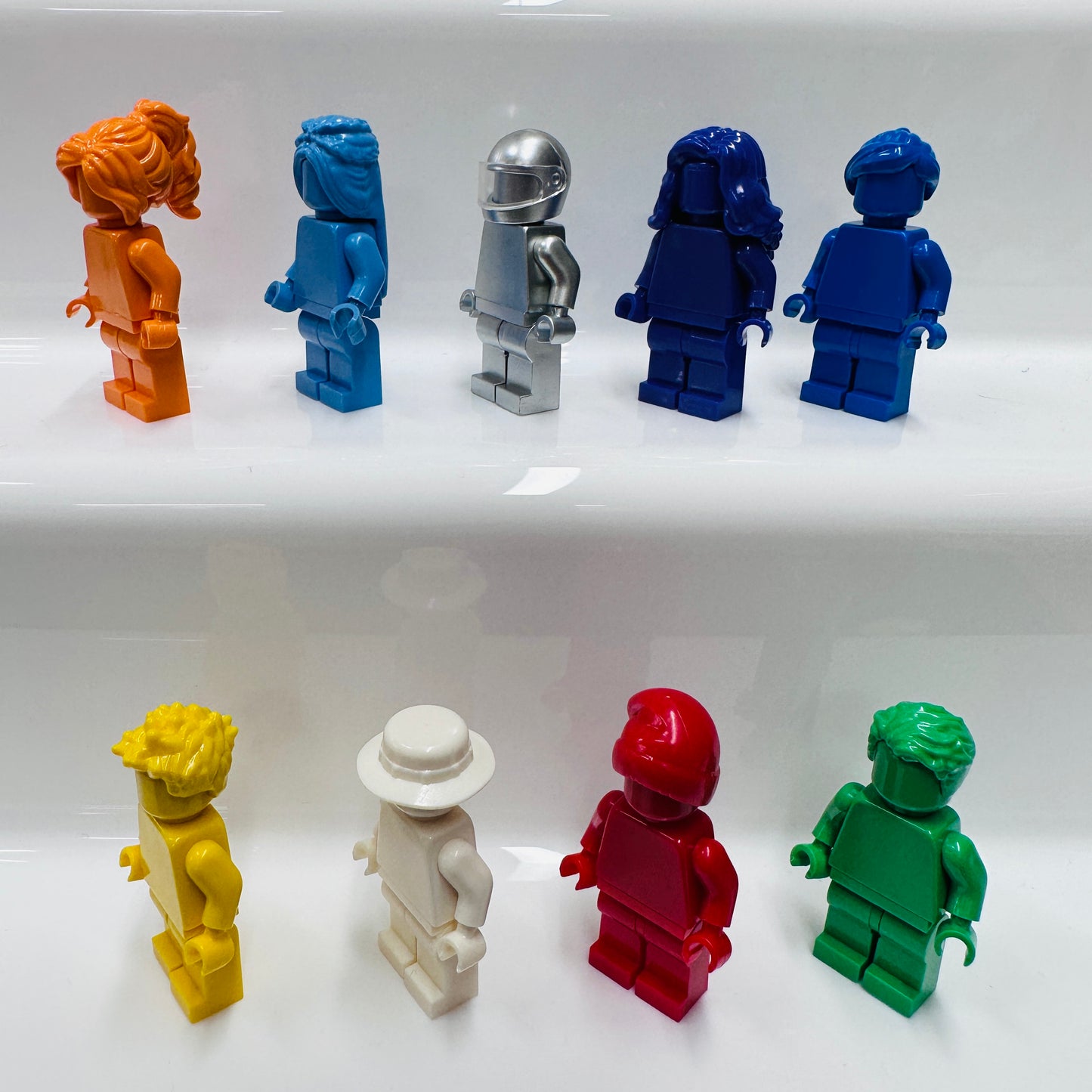 Custom Monochrome/ Coloured Minifigure with Headgear