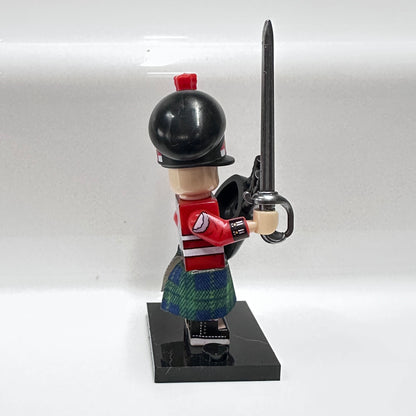 Custom Military Scottish Bagpiper Minifigure