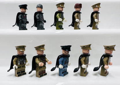 Custom Military Officers Set of 10 Figures