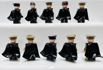 Custom Military Officers Set of 10 Figures