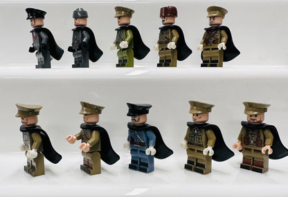 Custom Military Officers Set of 10 Figures