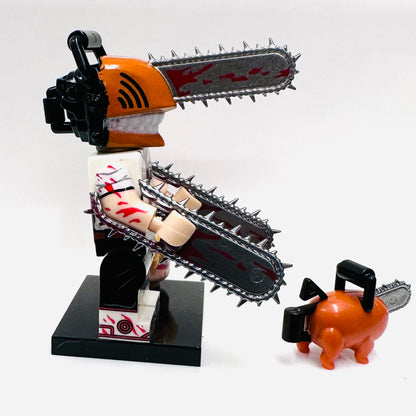 Custom Chainsaw & Pochita Minifigure