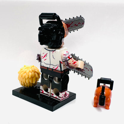 Custom Chainsaw & Pochita Minifigure