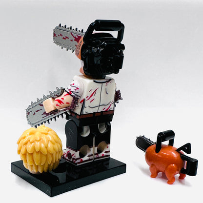 Custom Chainsaw & Pochita Minifigure