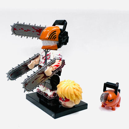 Custom Chainsaw & Pochita Minifigure