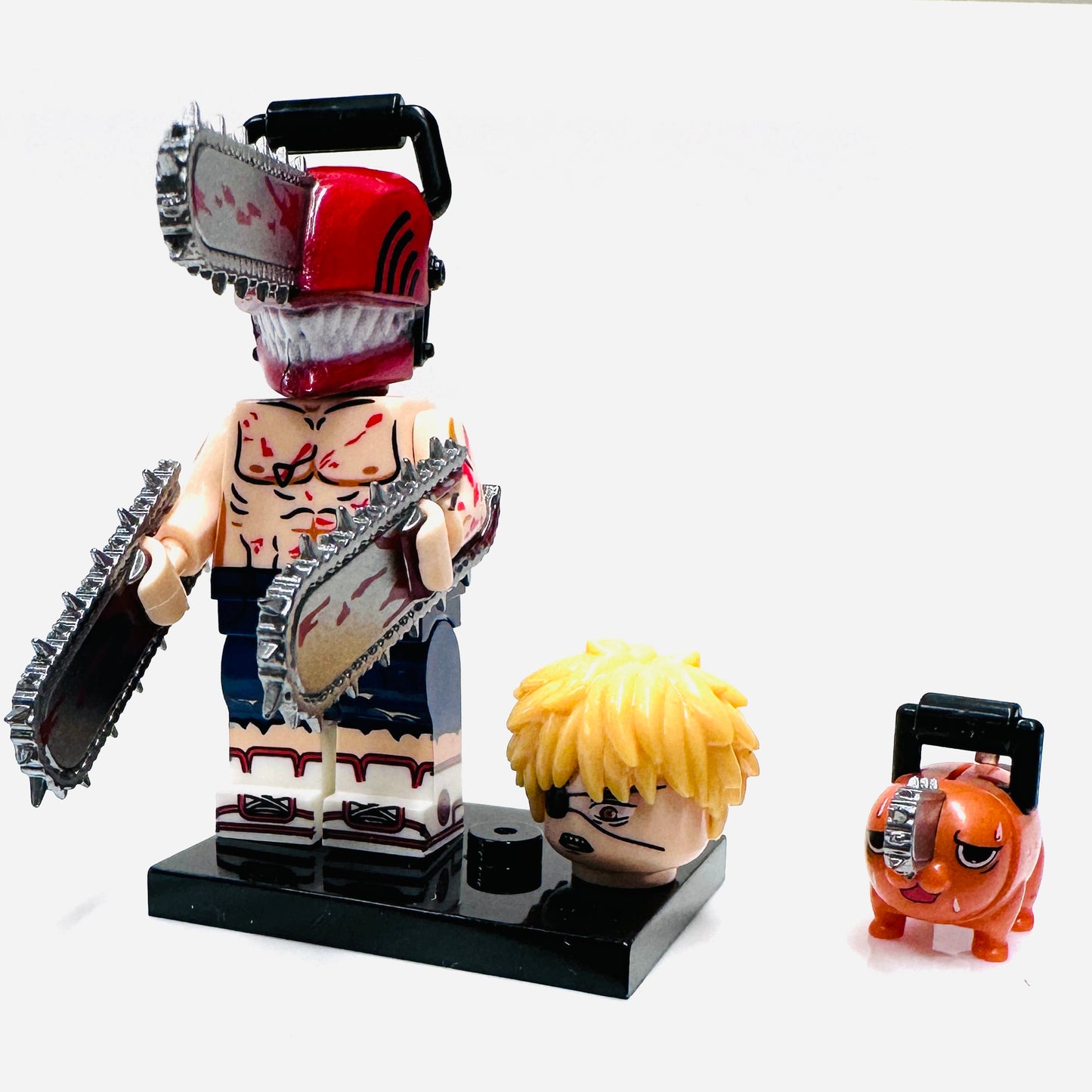 Custom Chainsaw & Pochita Minifigure