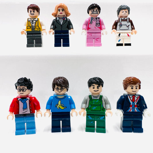 Custom Minifigures Set Of 8 Figures