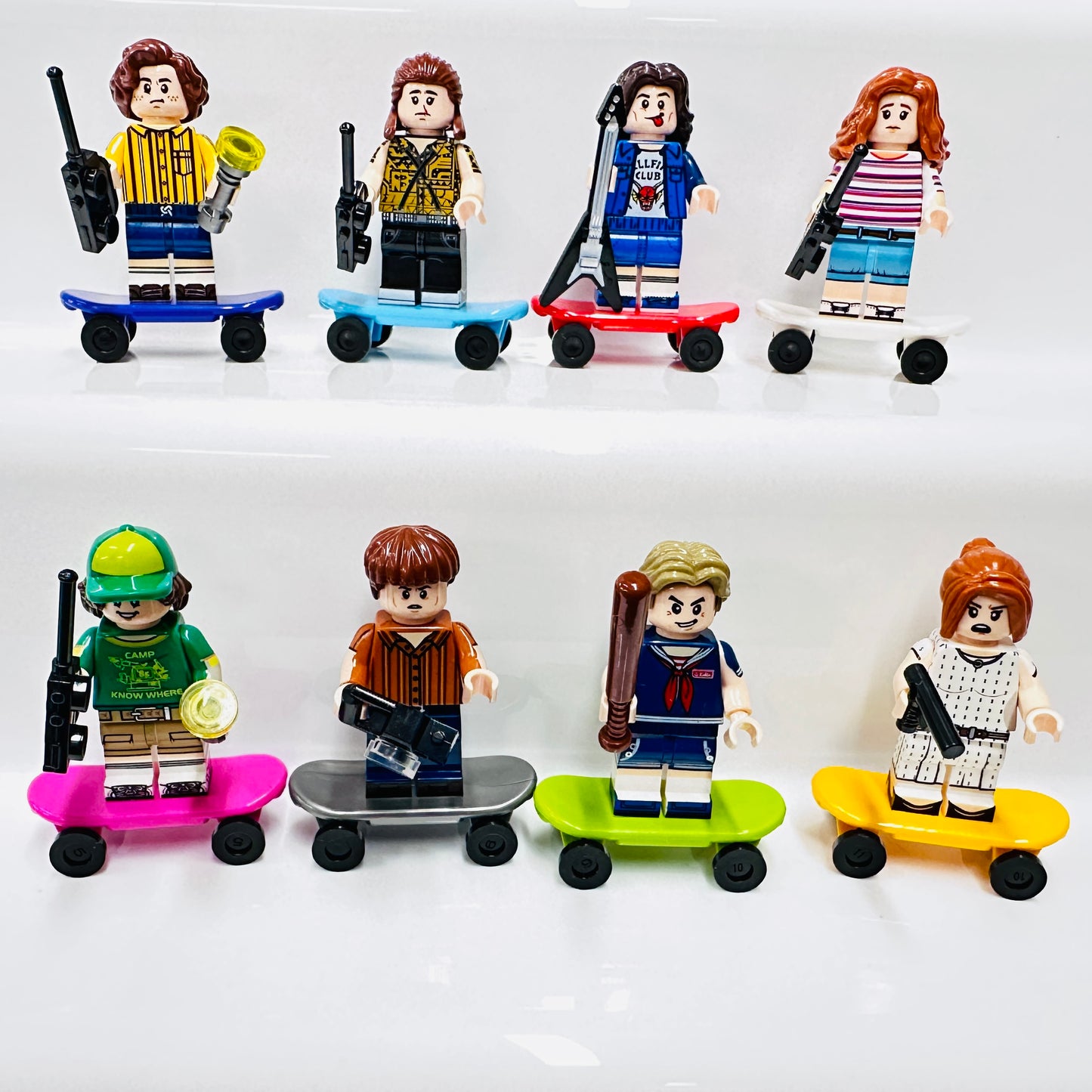 Custom Stranger Things Set Of 8 Minifigure