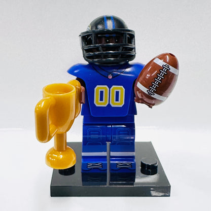 Custom American Footballer Minifigure