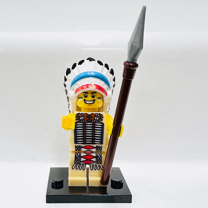 Custom Indian Chief Minifigure