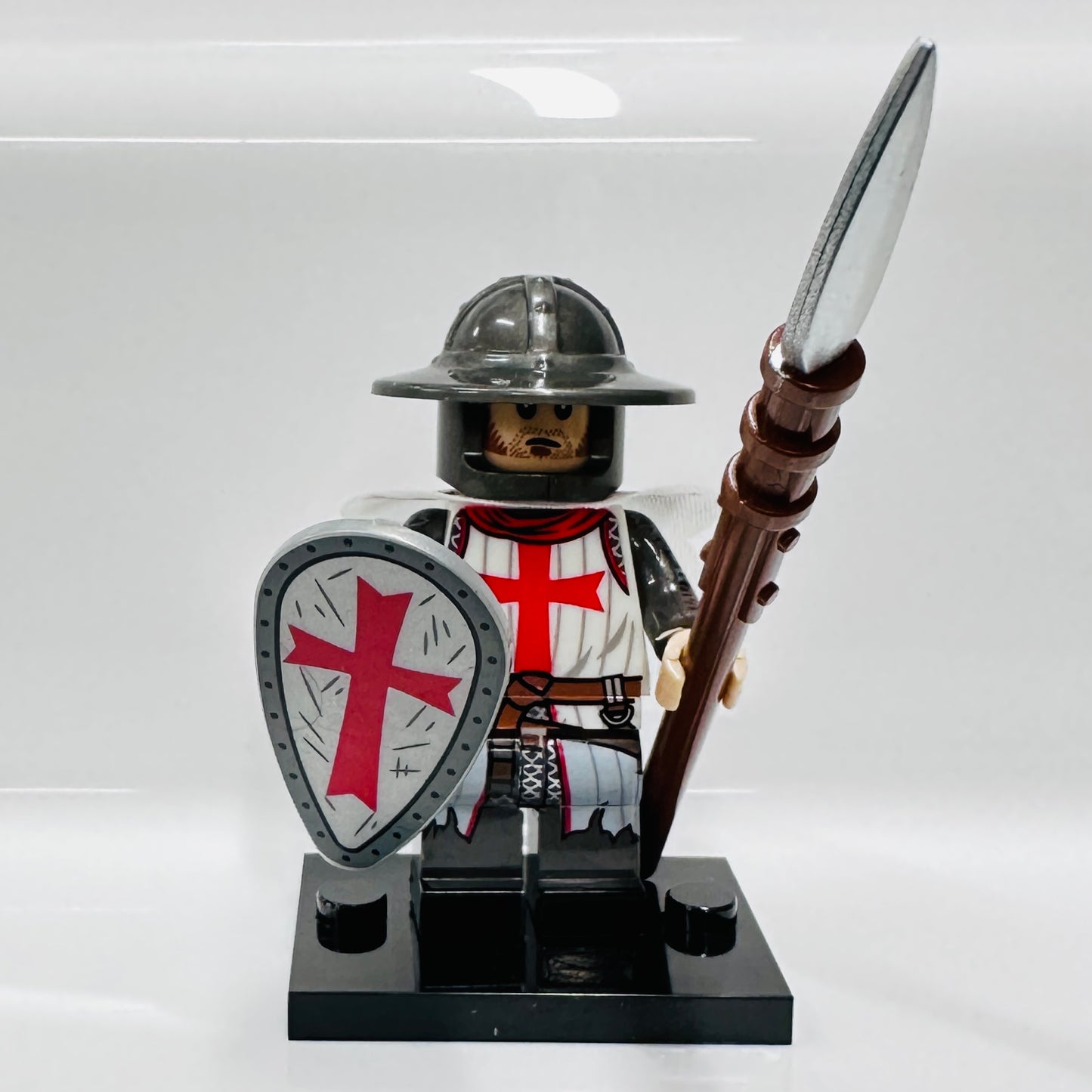 Custom Medieval Knight Templar Minifigure