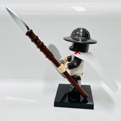 Custom Medieval Knight Templar Minifigure