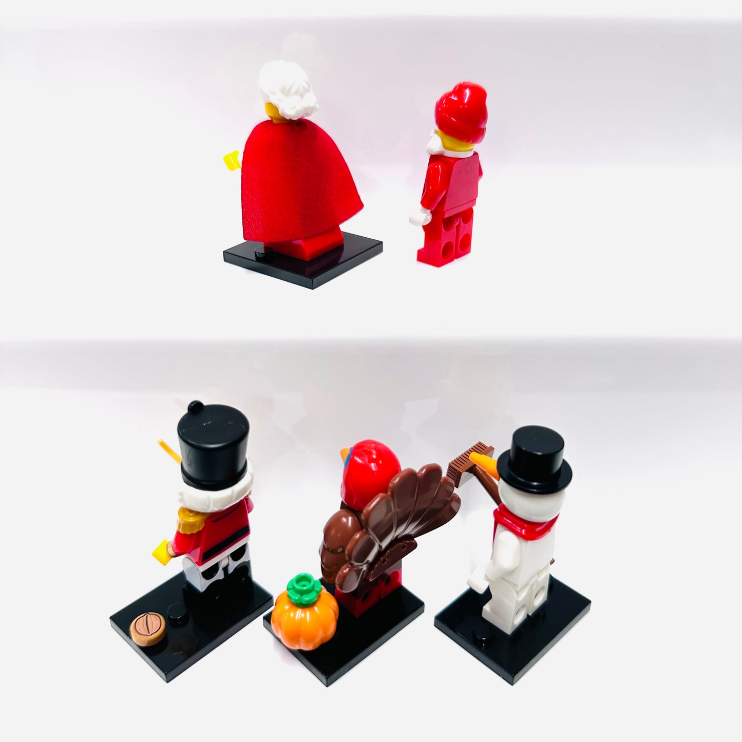 Custom Christmas Set Of 5 Minifigures