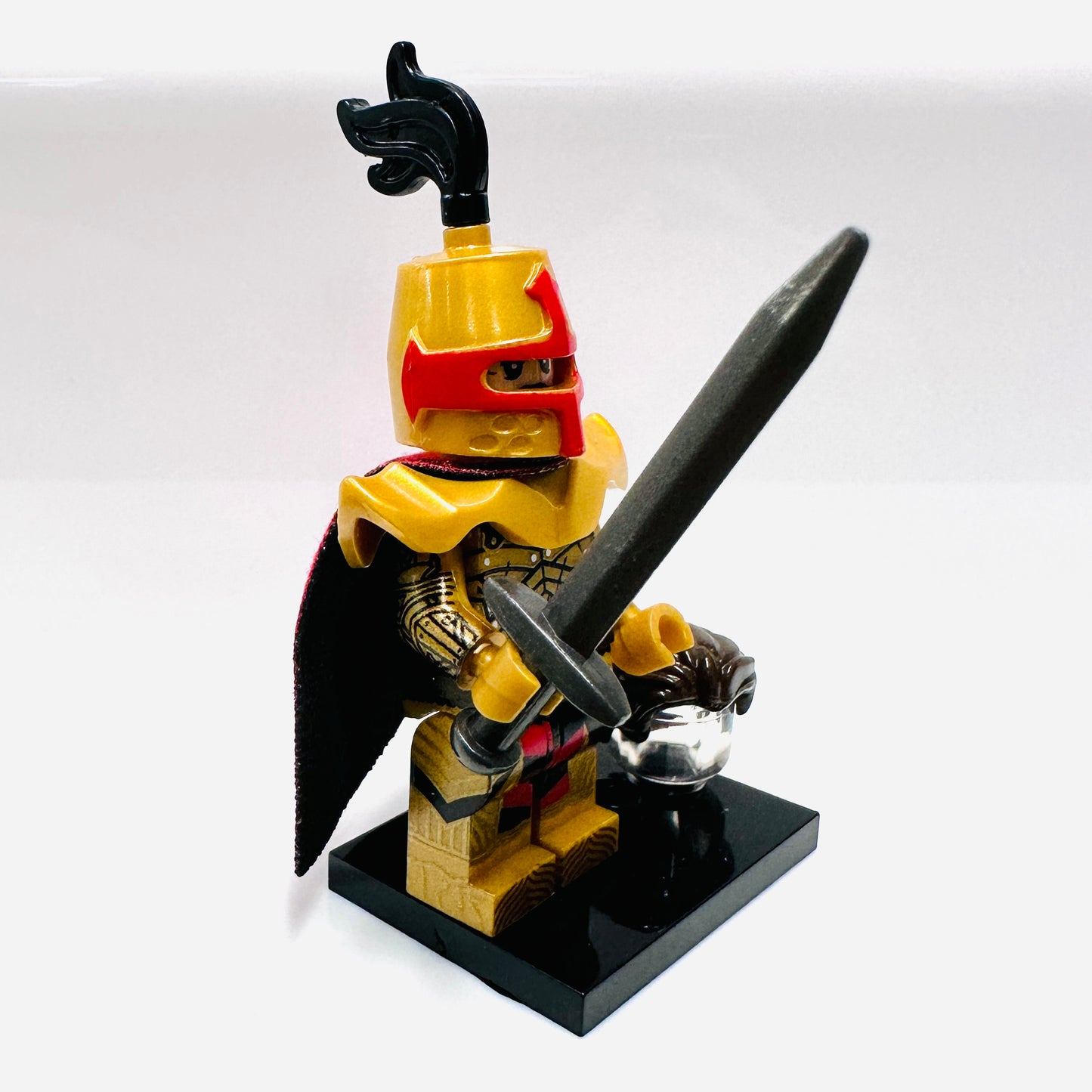 Custom Medieval Golden Knight Minifigure