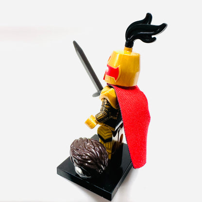 Custom Medieval Golden Knight Minifigure