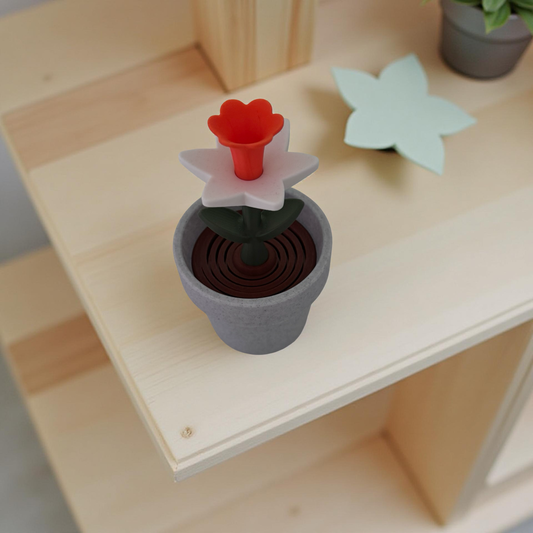 3D Printed Daffodil Flower in Pot Fidget Toy
