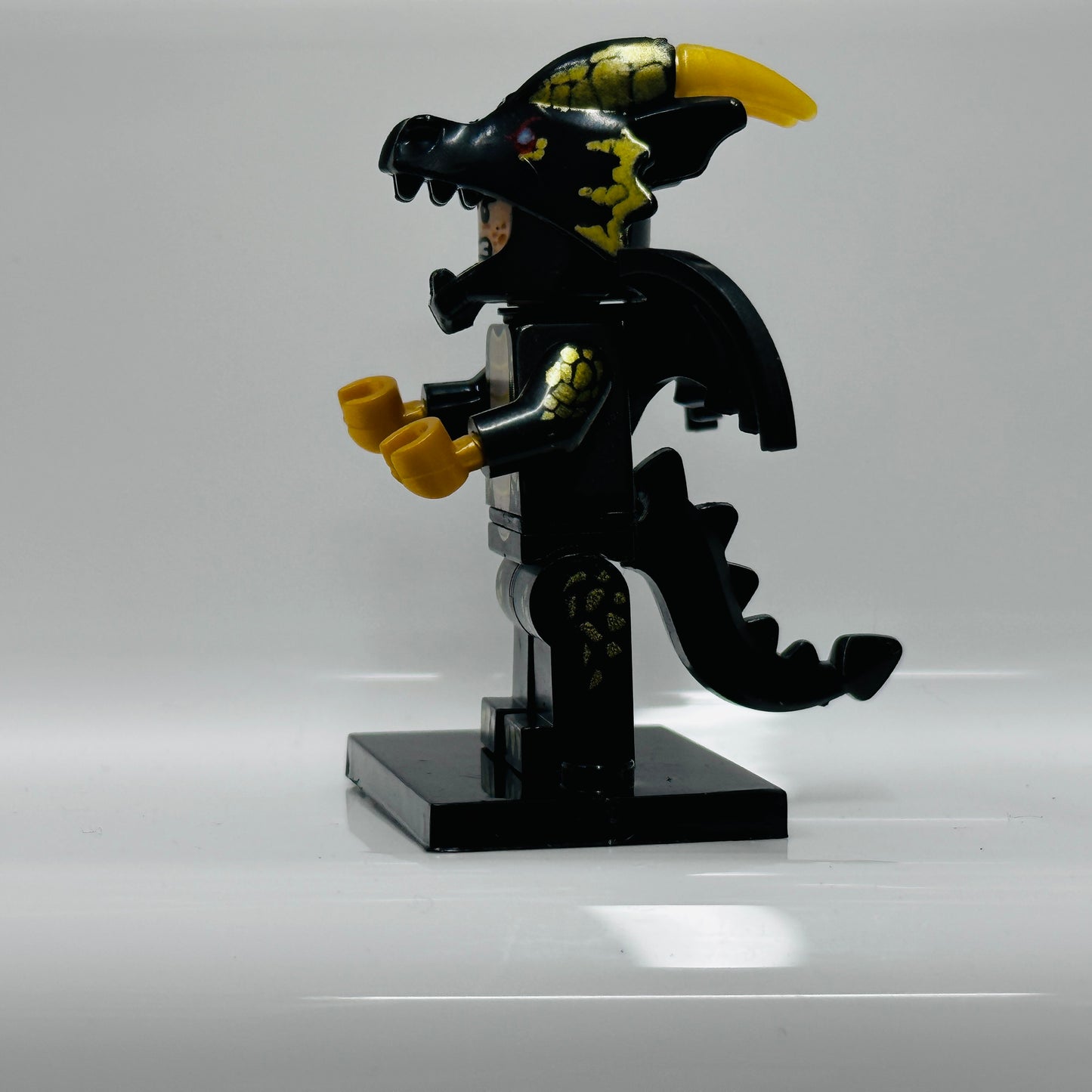 Custom Black Dragon Minifigure