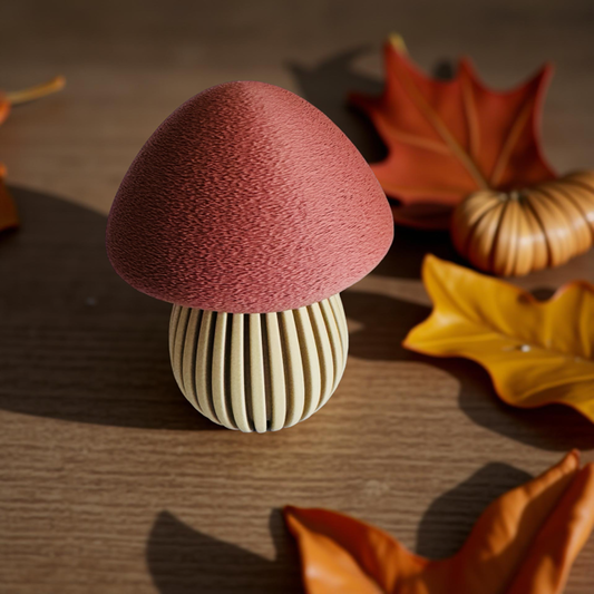 Small Mushroom Container with Smooth Top