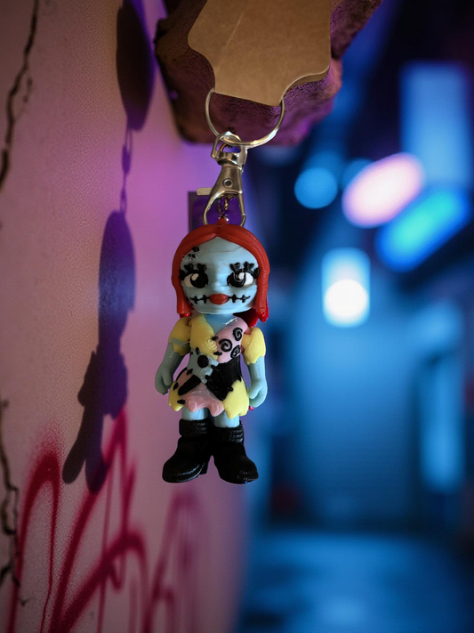 Horror Sally Doll Keychain 7.5cm Nightmare Before Christmas