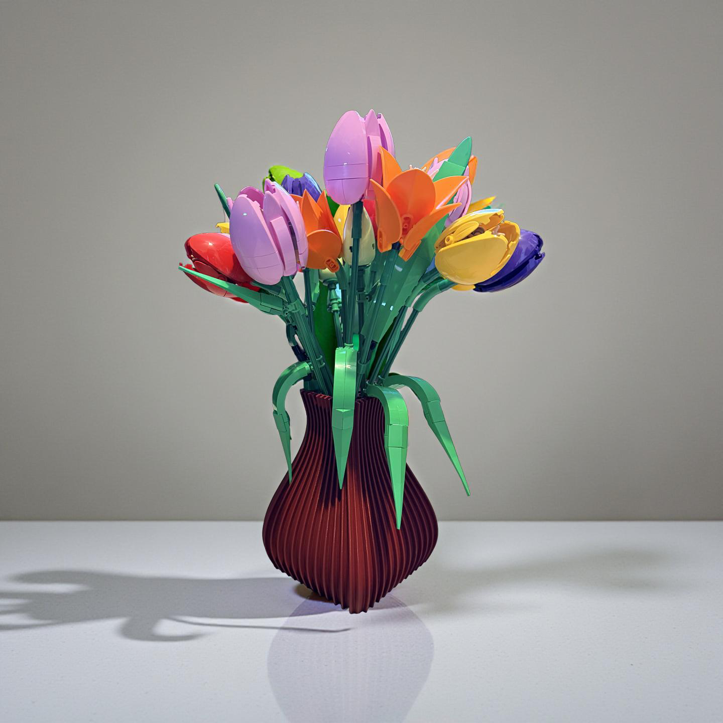 Vase For Lego Flowers Bouquet, Roses 10280 10374 & All Botanicals Collections